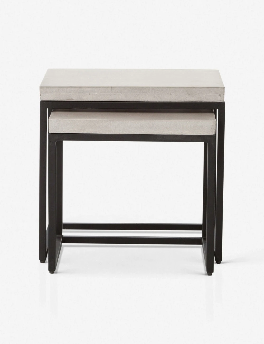 kallia-nesting-side-tables-black_1564991625_1.jpg Lulu And Georgia Kallia Indoor / Outdoor Nesting Side Tables (Set Of 2) Outdoor Collection