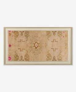 Lulu And Georgia Kerim Vintage Textile Wall Art Earth Tones