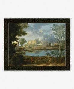 Lulu And Georgia 'Landscape With A Calm' Wall Art By Nicolas Poussin
