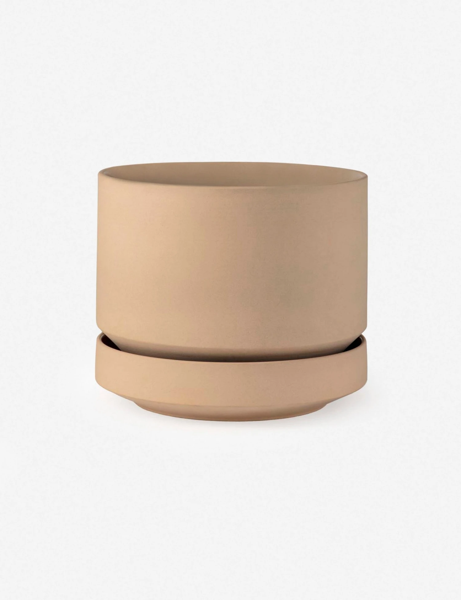 lbe_round_two_10_oatmeal_3db5d3d9-1a5e-418a-847f-b88d3ed273c0.jpg Lulu And Georgia LBE Design Ceramic Indoor / Outdoor Planter