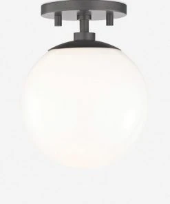 Lulu And Georgia Curved + Rounded Lia Semi-Flush Mount Light