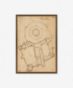 Lulu And Georgia Earth Tones 'Garden Plan' Print