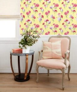 Lulu And Georgia Mama's Favorite Wallpaper By Nathan Turner, Yellow