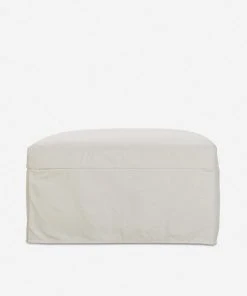Lulu And Georgia Furniture Myla Slipcover Ottoman