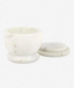 Lulu And Georgia Marble Lidded Cellar