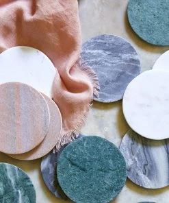 Lulu And Georgia Malene Barnett Kindred Collection Modernist Coaster (Set Of 4)