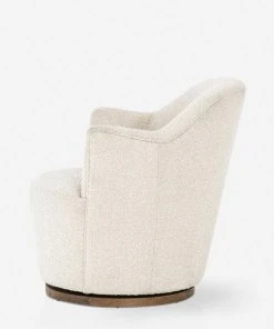 Lulu And Georgia Margie Swivel Chair Curved + Rounded