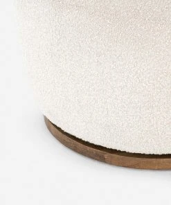 Lulu And Georgia Margie Swivel Chair Curved + Rounded