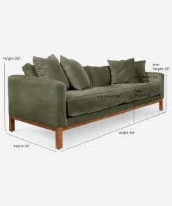 Lulu And Georgia Mossy Greens Maxwell Sofa 6 Lulu And Georgia Mossy Greens Maxwell Sofa