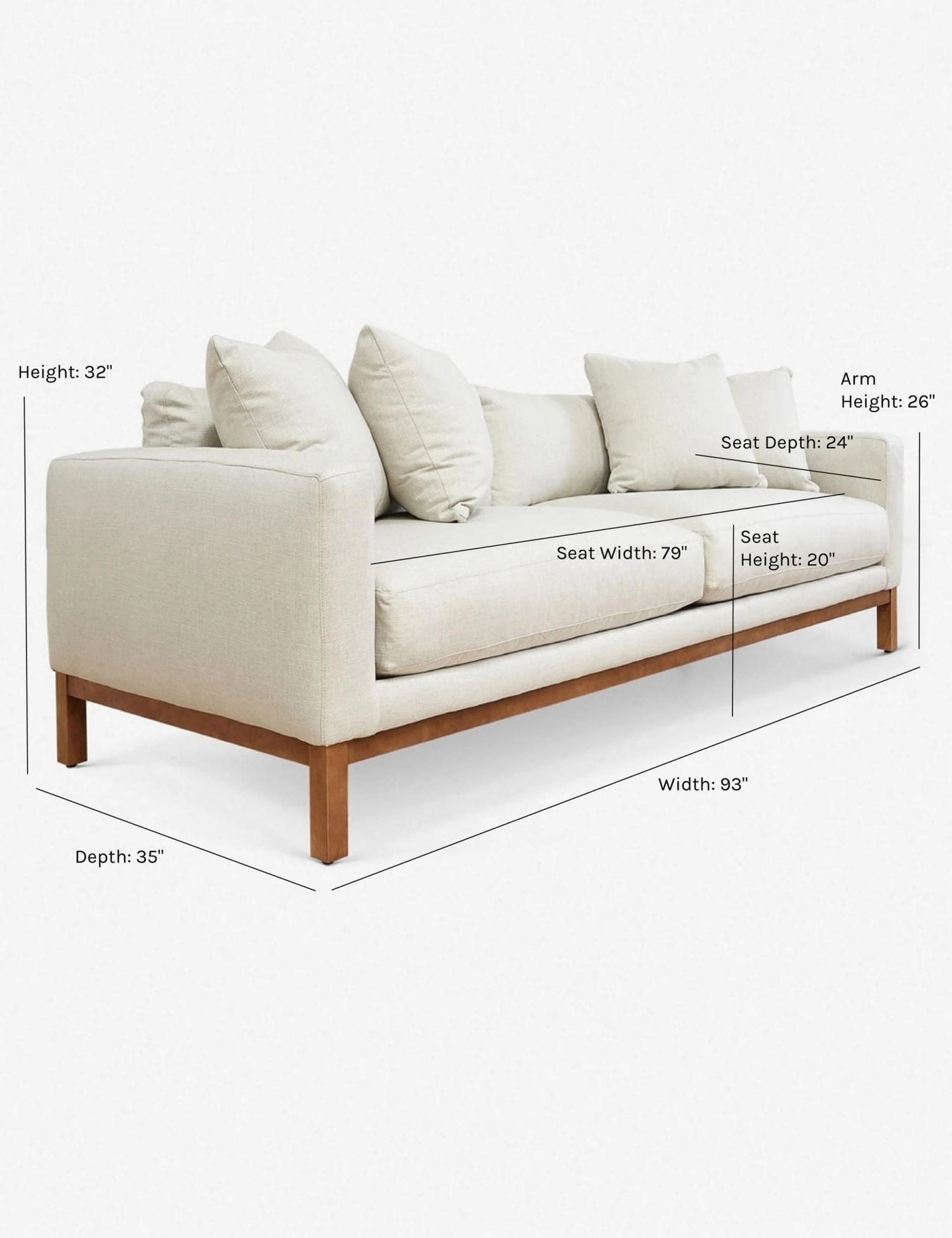 maxwell-ivory-dimensions.jpg Lulu And Georgia Mossy Greens Maxwell Sofa