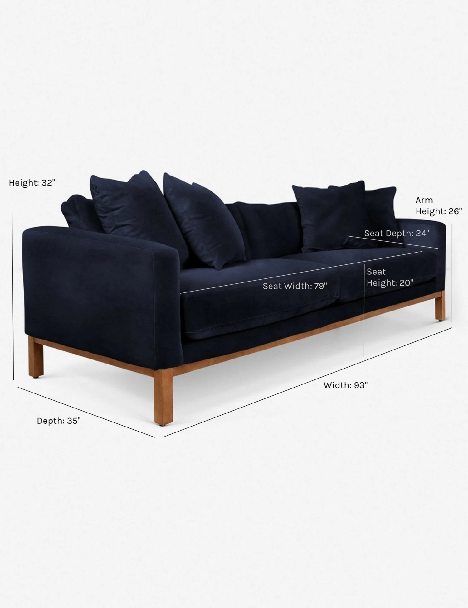 maxwell-navy-dimensions.jpg Lulu And Georgia Mossy Greens Maxwell Sofa