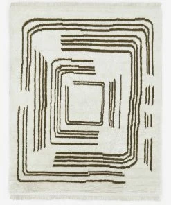 Lulu And Georgia Earth Maze Moroccan Shag Rug By Élan Byrd Élan Byrd Collection