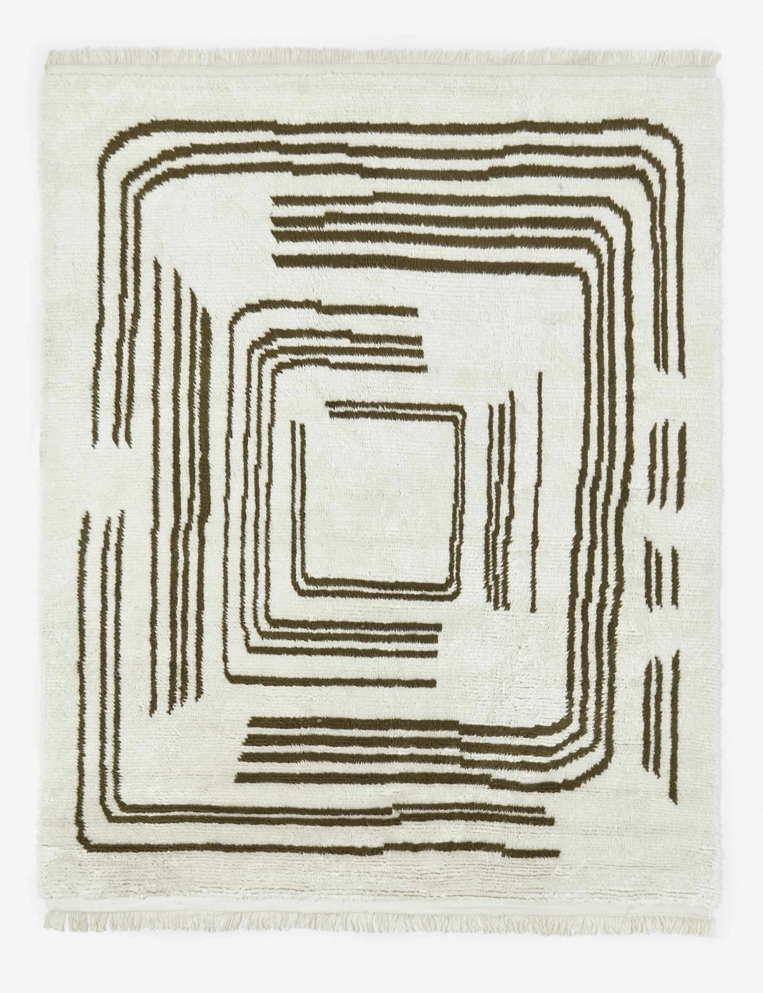 maze_rug_8x10_a01500720_0162.jpg Lulu And Georgia Earth Maze Moroccan Shag Rug By Élan Byrd Élan Byrd Collection