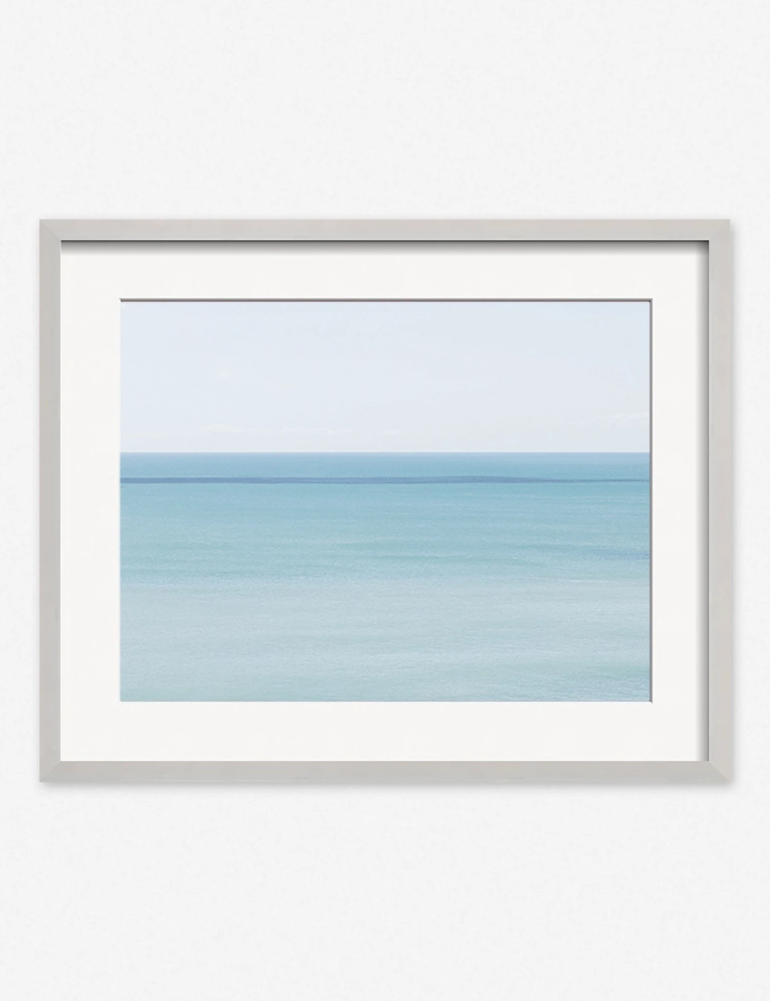 medit_blues_8x_10_16_x20_silver_frame_1.jpg Lulu And Georgia 'Mediterranean Blues' Photography Print By Carley Rudd Muted Pastels