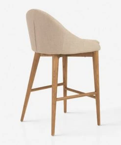 Lulu And Georgia Milo Counter Stool Curved + Rounded