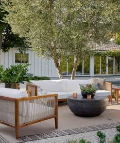 Lulu And Georgia Outdoor Collection Ohana Indoor / Outdoor Round Coffee Table