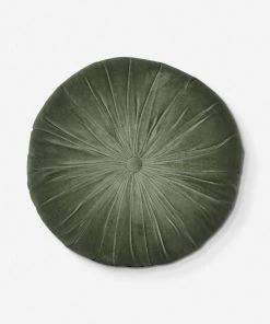 Lulu And Georgia Monroe Velvet Round Pillow Curved + Rounded