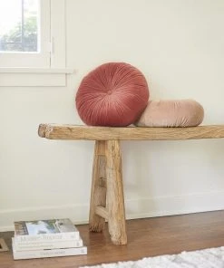 Lulu And Georgia Monroe Velvet Round Pillow Curved + Rounded