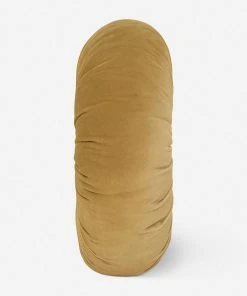 Lulu And Georgia Monroe Velvet Round Pillow Curved + Rounded