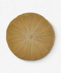 Lulu And Georgia Monroe Velvet Round Pillow Curved + Rounded