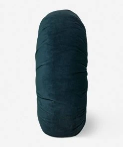 Lulu And Georgia Monroe Velvet Round Pillow Curved + Rounded