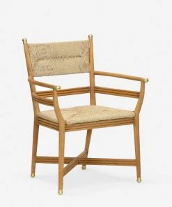 Lulu And Georgia Morris & Co. Kelmscott Rush Indoor / Outdoor Dining Arm Chair Furniture