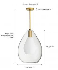 Lulu And Georgia Arteriors Nala Indoor / Outdoor Pendant Light