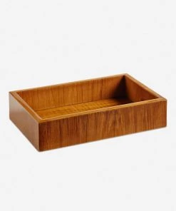 Lulu And Georgia Nemma Amenities Tray, Teak Décor