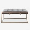 Lulu And Georgia Furniture Olwina Square Leather Coffee Table