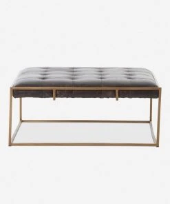 Lulu And Georgia Furniture Olwina Square Leather Coffee Table