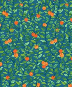 Lulu And Georgia Orange Crush Wallpaper By Nathan Turner Walls