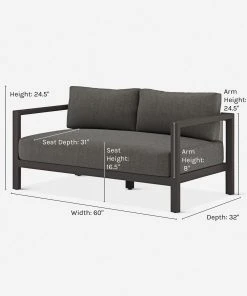 Lulu And Georgia Orlanda Indoor / Outdoor Sofa Outdoor Collection