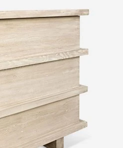 Lulu And Georgia Corliss 3-Drawer Dresser, White Wash Furniture