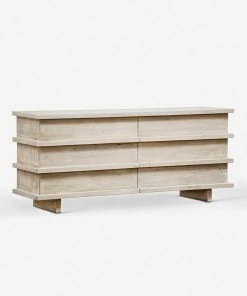 Lulu And Georgia Furniture Corliss 6-Drawer Dresser, White Wash