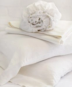 Lulu And Georgia Earth Tones Pom Pom At Home Linen Sheet Set