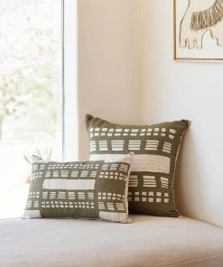 Lulu And Georgia Artful Proportions Collection Stonewalk Pillow By Élan Byrd