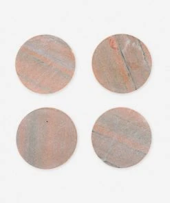 Lulu And Georgia Malene Barnett Kindred Collection Modernist Coaster (Set Of 4)