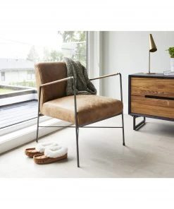 Lulu And Georgia Furniture Ivie Leather Accent Chair