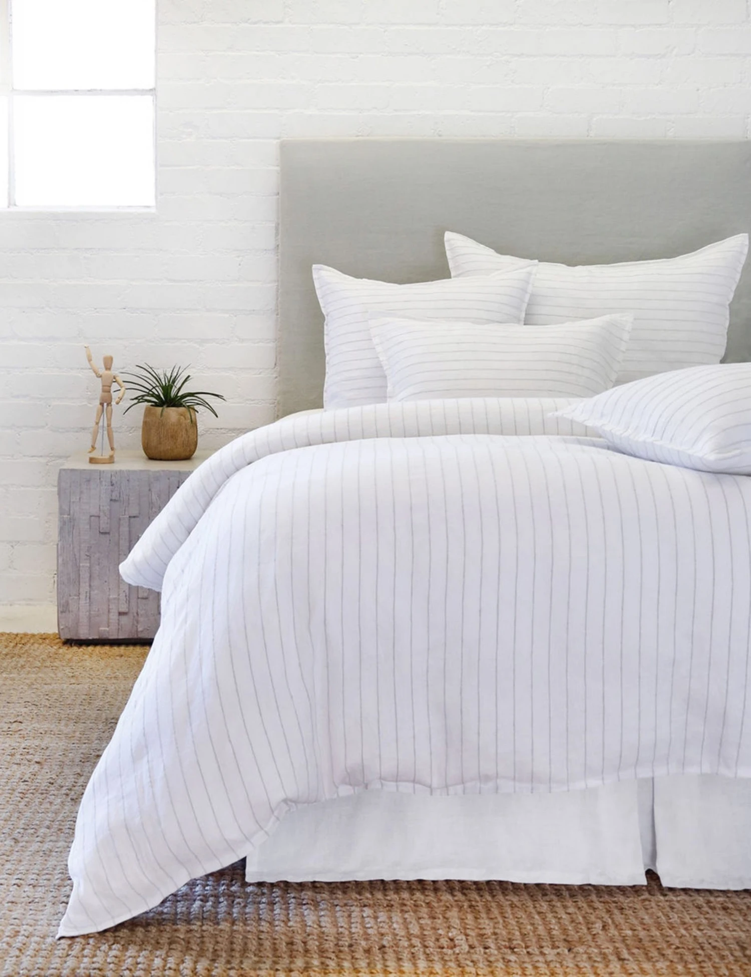 pom-pom-at-home-blake-duvet-white-and-ocean_1_1.jpg Lulu And Georgia Bed + Bath Pom Pom At Home Blake Duvet