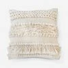 Lulu And Georgia Bouclé + Textural Fabric Pom Pom At Home Iman Pillow