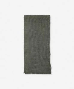 Lulu And Georgia Mossy Greens Pom Pom At Home Venice Throw