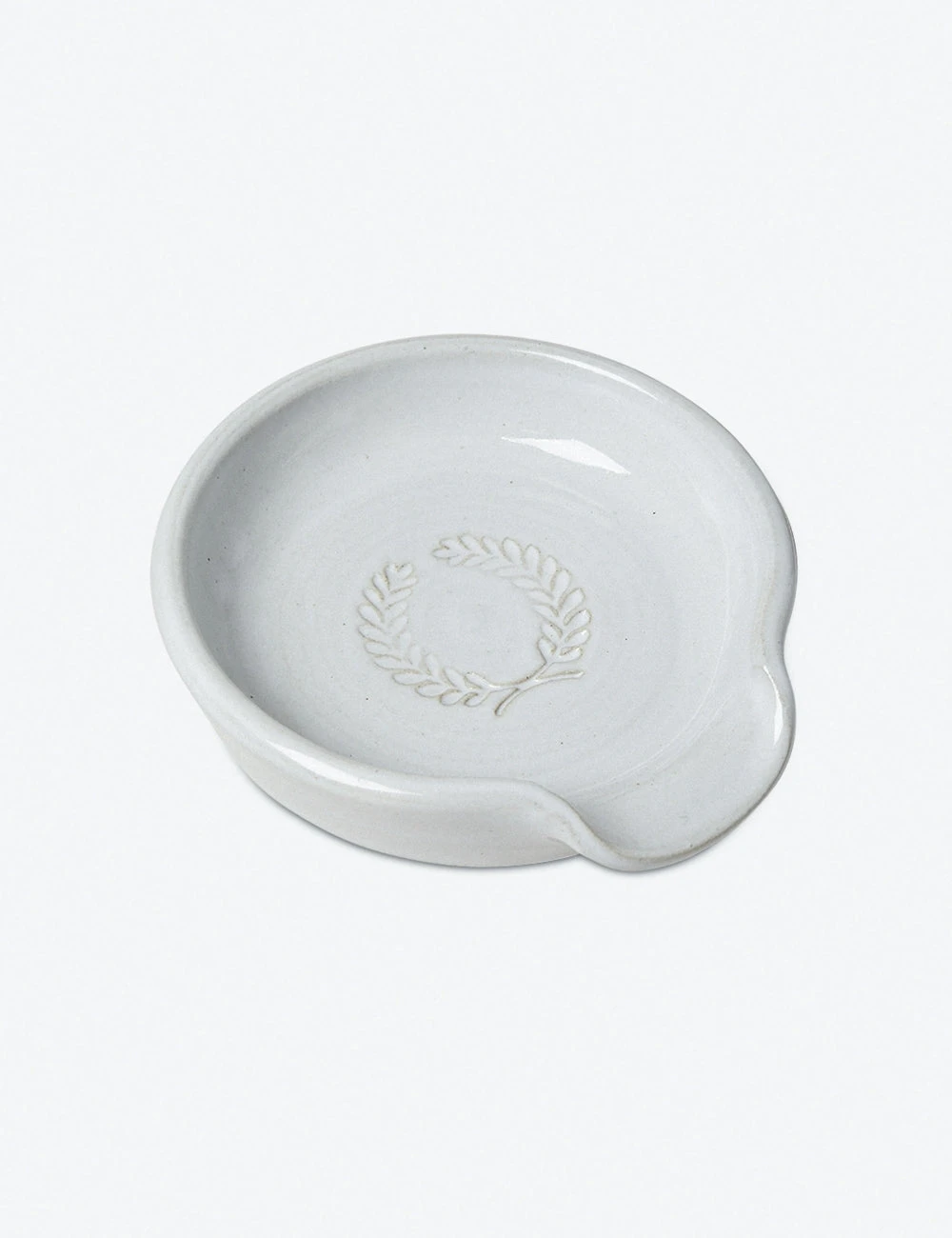 pot120_23fb5f4c-fbfd-48e9-934b-a8f036cc3a88.jpg Lulu And Georgia Laurel Spoon Rest By Farmhouse Pottery Kitchen + Dining