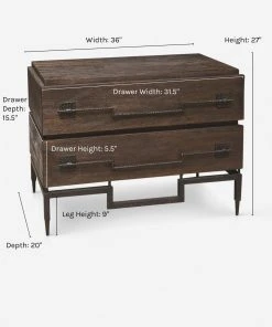 Lulu And Georgia Quella 2-Drawer Dresser Furniture