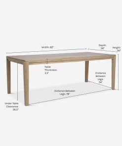 Lulu And Georgia Artful Proportions Collection Reese Dining Table