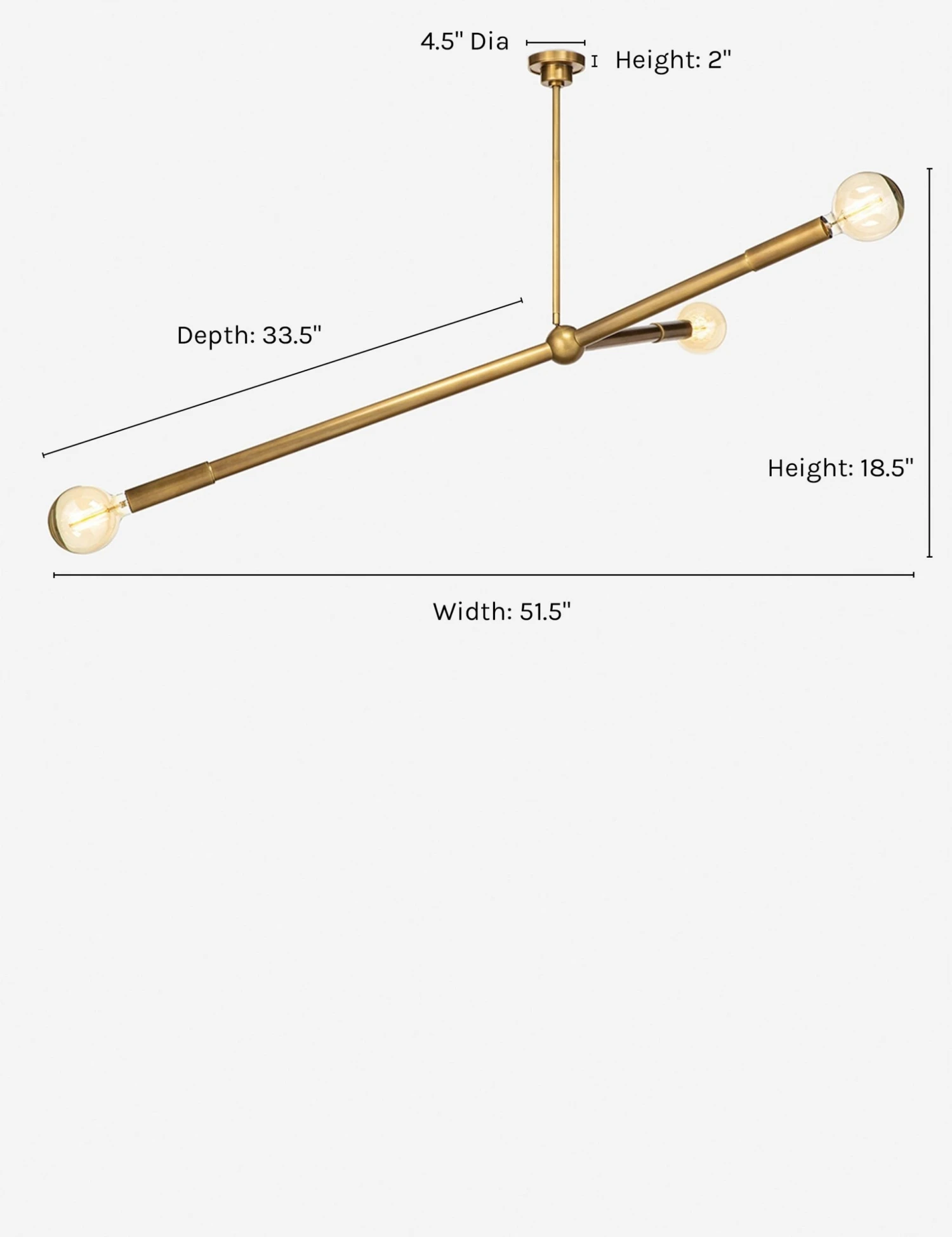 regina_andrew_talon_chandelier_natural_brass.jpg Lulu And Georgia Regina Andrew Talon Chandelier Spring Collection