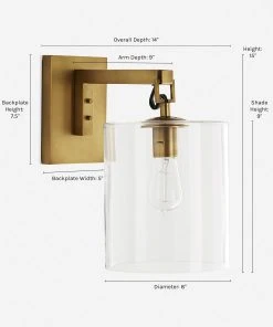 Lulu And Georgia Arteriors Parrish Sconce 7 Lulu And Georgia Arteriors Parrish Sconce