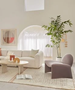 Lulu And Georgia Weiss Accent Chair Sculptural