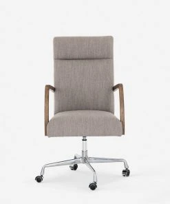 Lulu And Georgia Bouclé + Textural Fabric Camden Office Chair