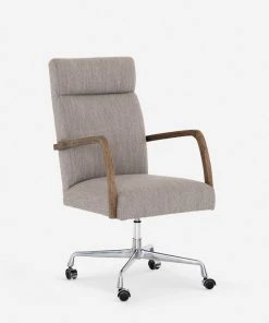 Lulu And Georgia Bouclé + Textural Fabric Camden Office Chair 3 Lulu And Georgia Bouclé + Textural Fabric Camden Office Chair