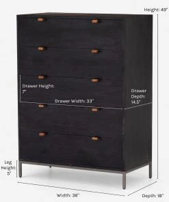 Lulu And Georgia Furniture Rosamonde 5-Drawer Dresser